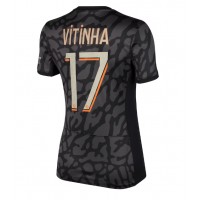 Camisa de time de futebol Paris Saint-Germain Vitinha Ferreira #17 Replicas 3º Equipamento Feminina 2023-24 Manga Curta